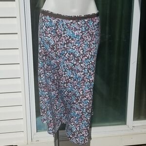 CHRISTOPHER and BANKS floral  skirt